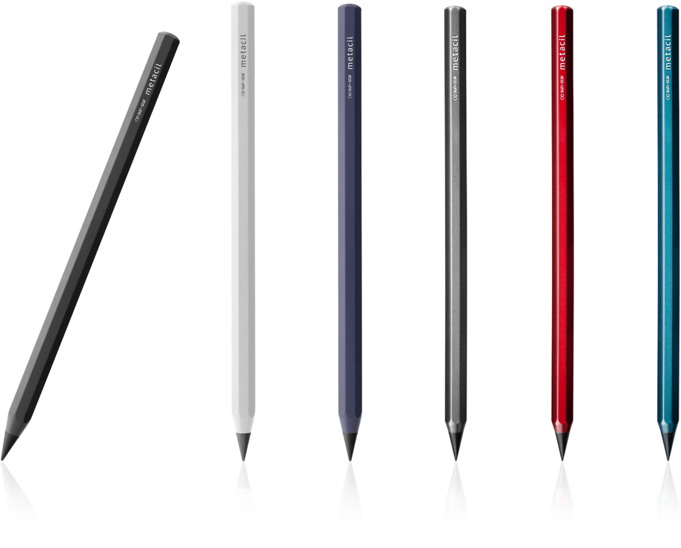 METACIL Metal core No-Sharpen pencil all color