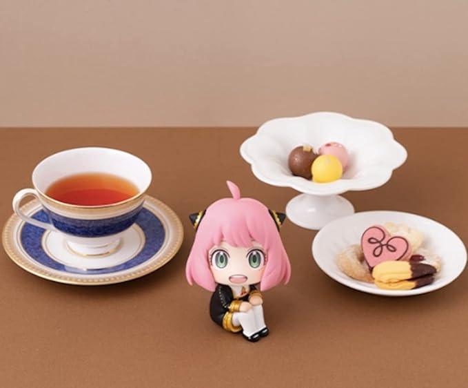 Lookup series Anime Figure SPY X FAMILY Anya Forger with cafe decoration