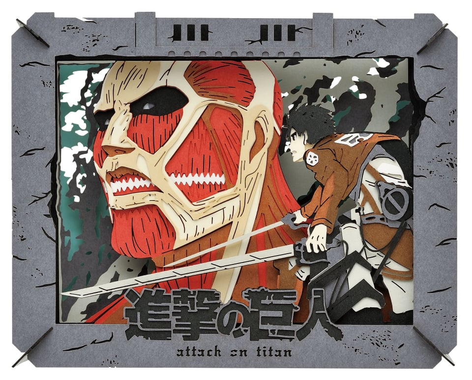 Attack-on-titan-paper-theatre-diorama-craft-kit-colossal-titan-front