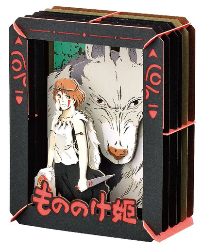 Princess-mononoke-paper-theatre-diorama-craft-kit-side