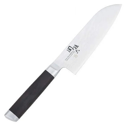 KAI Sekimagoroku Damascus Stainless Steel Santoku Kitchen Knife front