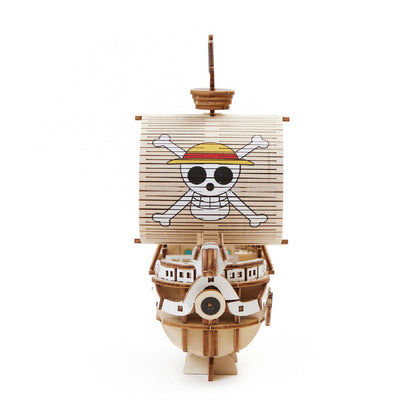 KIGUMI DIY Wooden One Piece Pirate Ship Puzzle kit Going Merry front