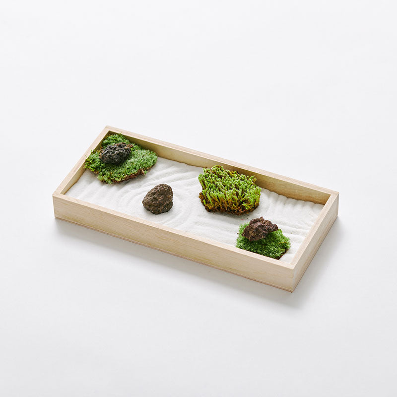 Fujigoke Karesansui L kit DIY Japanese zen garden kit top