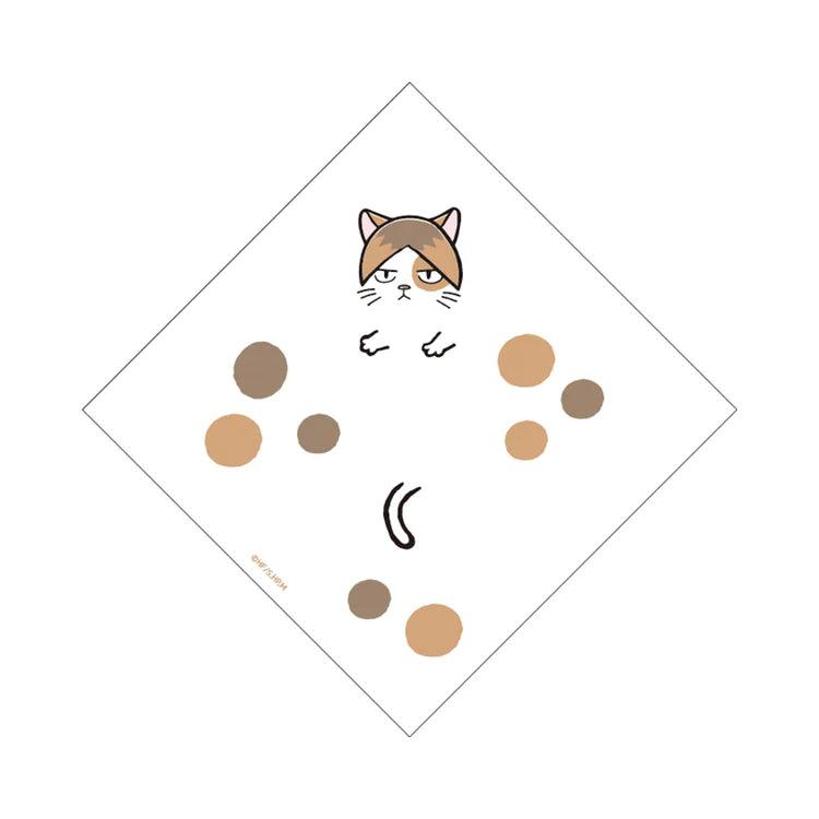 Haikyu themed Handkerchief Kozume Kenma Cat open front