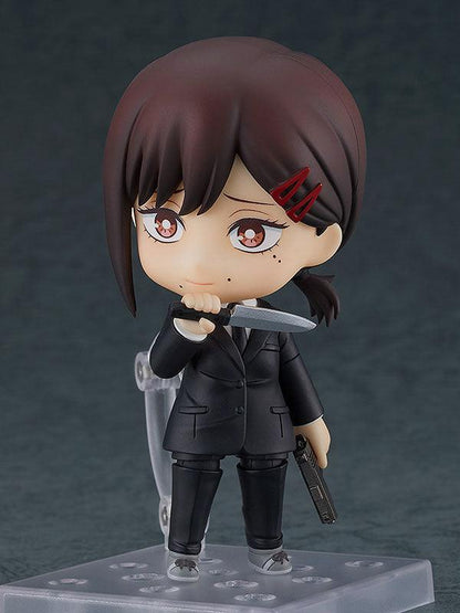 Nendoroid Chainsaw Man Figure Higashiyama Kobeni holding knife and gun