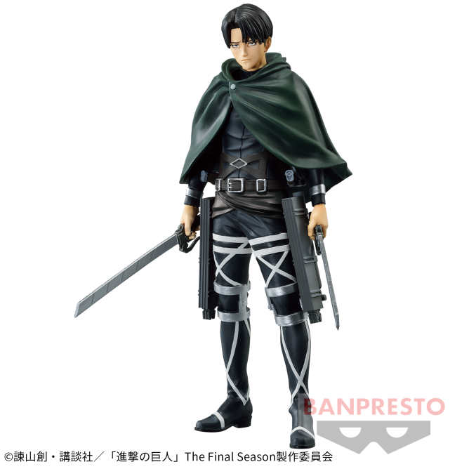 Banpresto Attack on Titan Final Season Levi Anime figure front