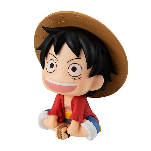 Lookup series Anime Figure One Piece Monkey D Luffy front looking up