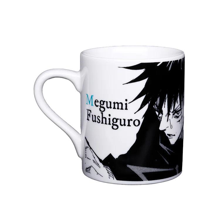 Jujutsu Kaisen themed Alphabet mug Fushiguro Megumi back