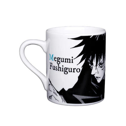 Jujutsu Kaisen themed Alphabet mug Fushiguro Megumi back