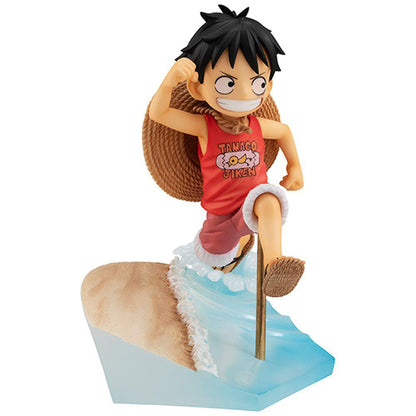 G.E.M Series RUN! RUN! RUN! One Piece Figure: Monkey D Luffy front straw hat off