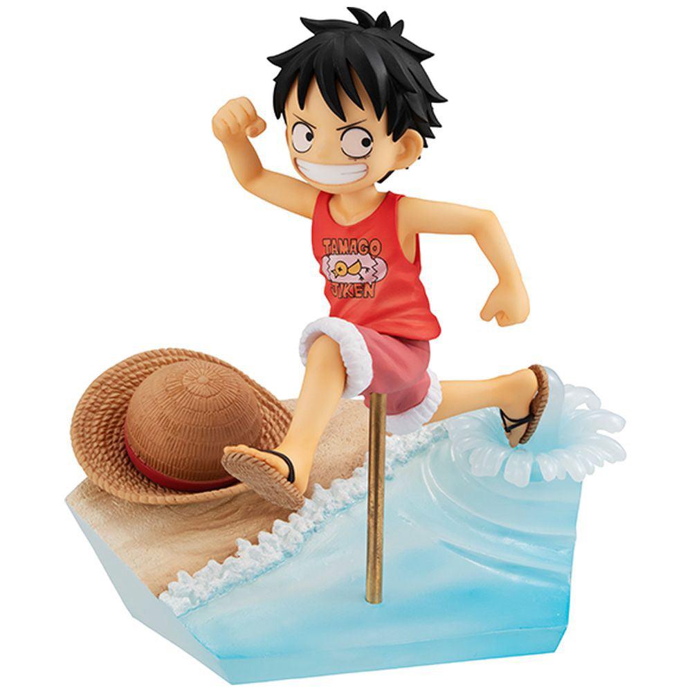 G.E.M Series RUN! RUN! RUN! One Piece Figure: Monkey D Luffy side strawhat off on ground