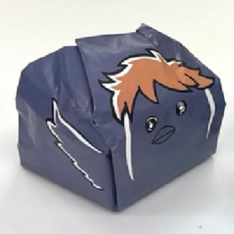 Haikyu themed Handkerchief Hinata Shoyo Crow wrapping box