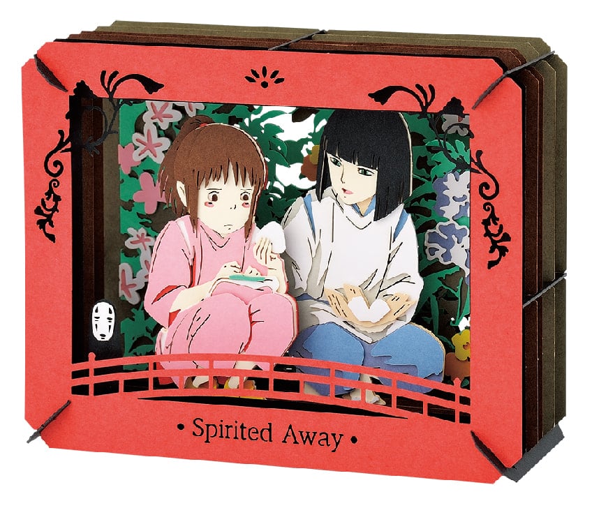 Studio Ghibli Spirited Away Paper Theatre Diorama Craft Kit Haku's Rice Ball