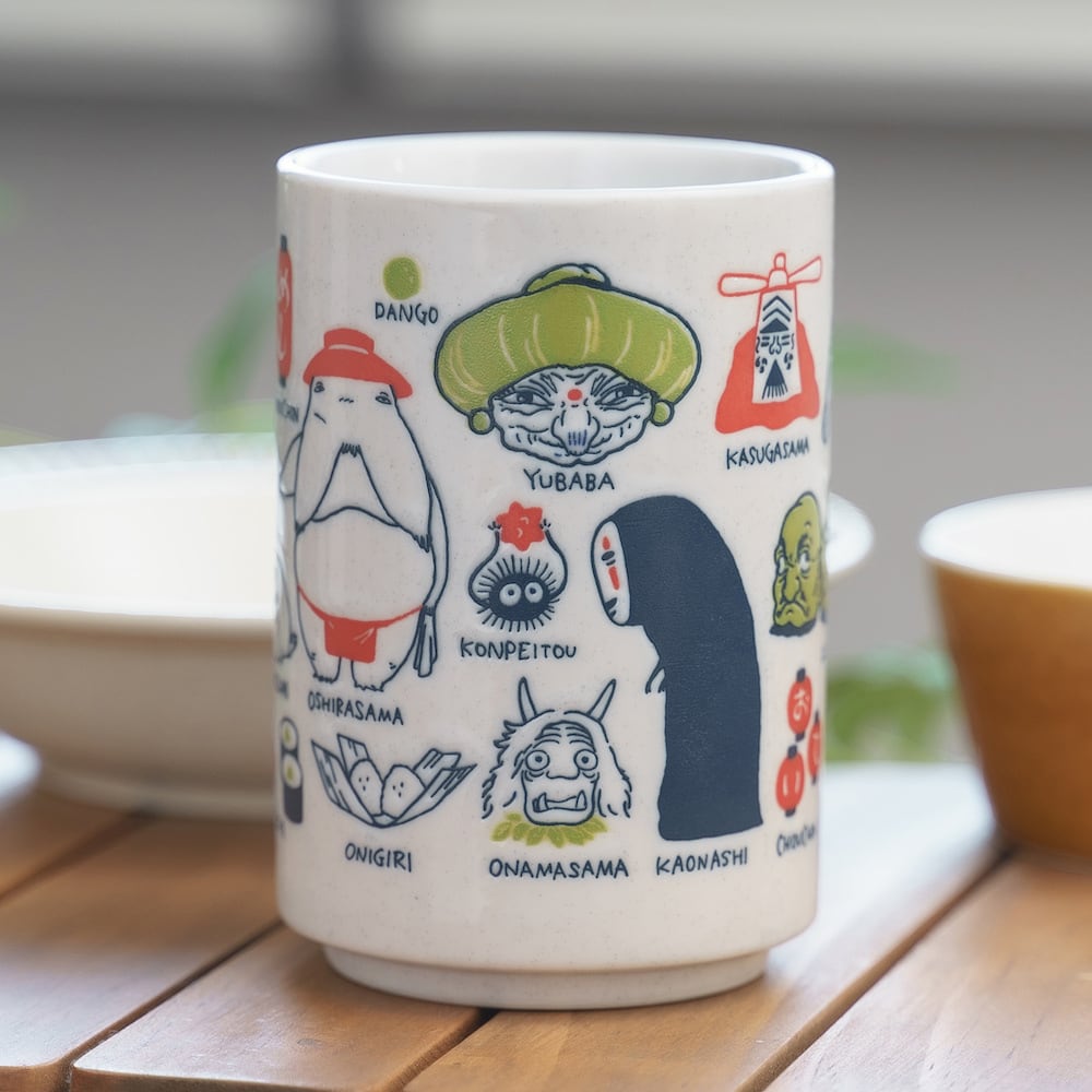 Studio Ghibli Spirited Away Porcelain Tea Cup front