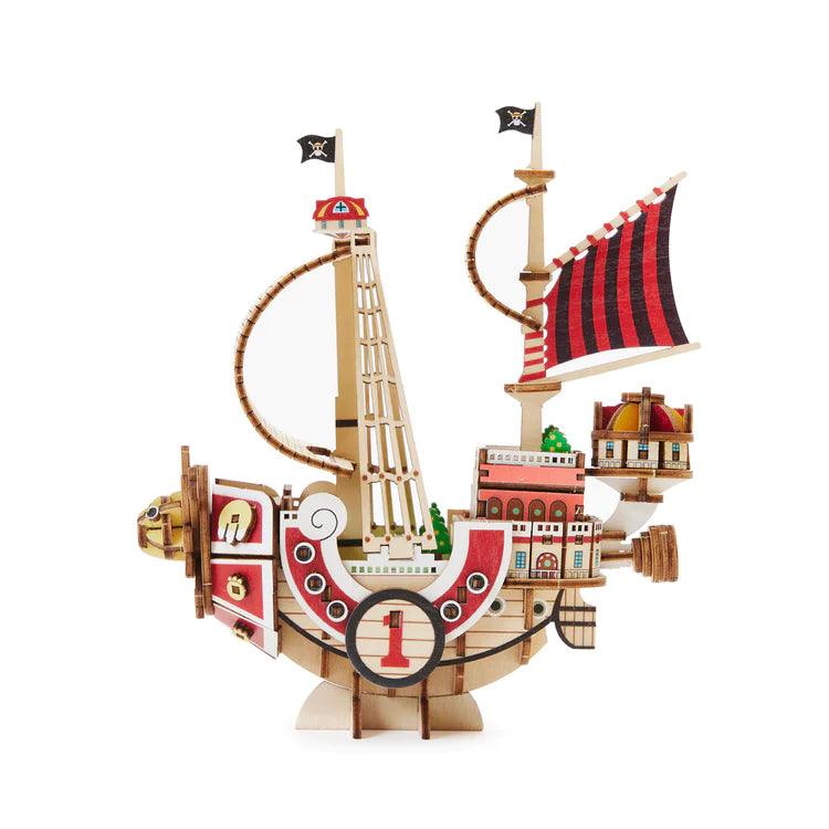 Kigumi DIY Wooden One Piece Pirate Ship Puzzle kit Thousand Sunny side