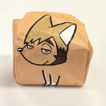 Haikyu themed Handkerchief Miya Atsmu Fox wrapping box