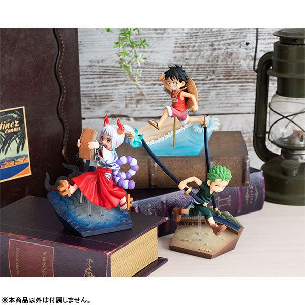 G.E.M Series RUN! RUN! RUN! One Piece Figures three character figures together Yamato Monkey D Luffy Roronoa Zoro